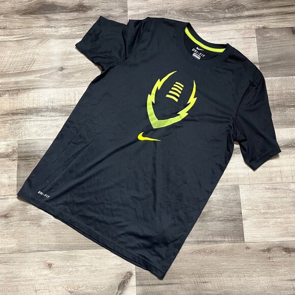 Nike Dri-Fit Scoop Neck Athletic Graphic Short Sleeve Shirt Men’s Size M - Picture 1 of 7